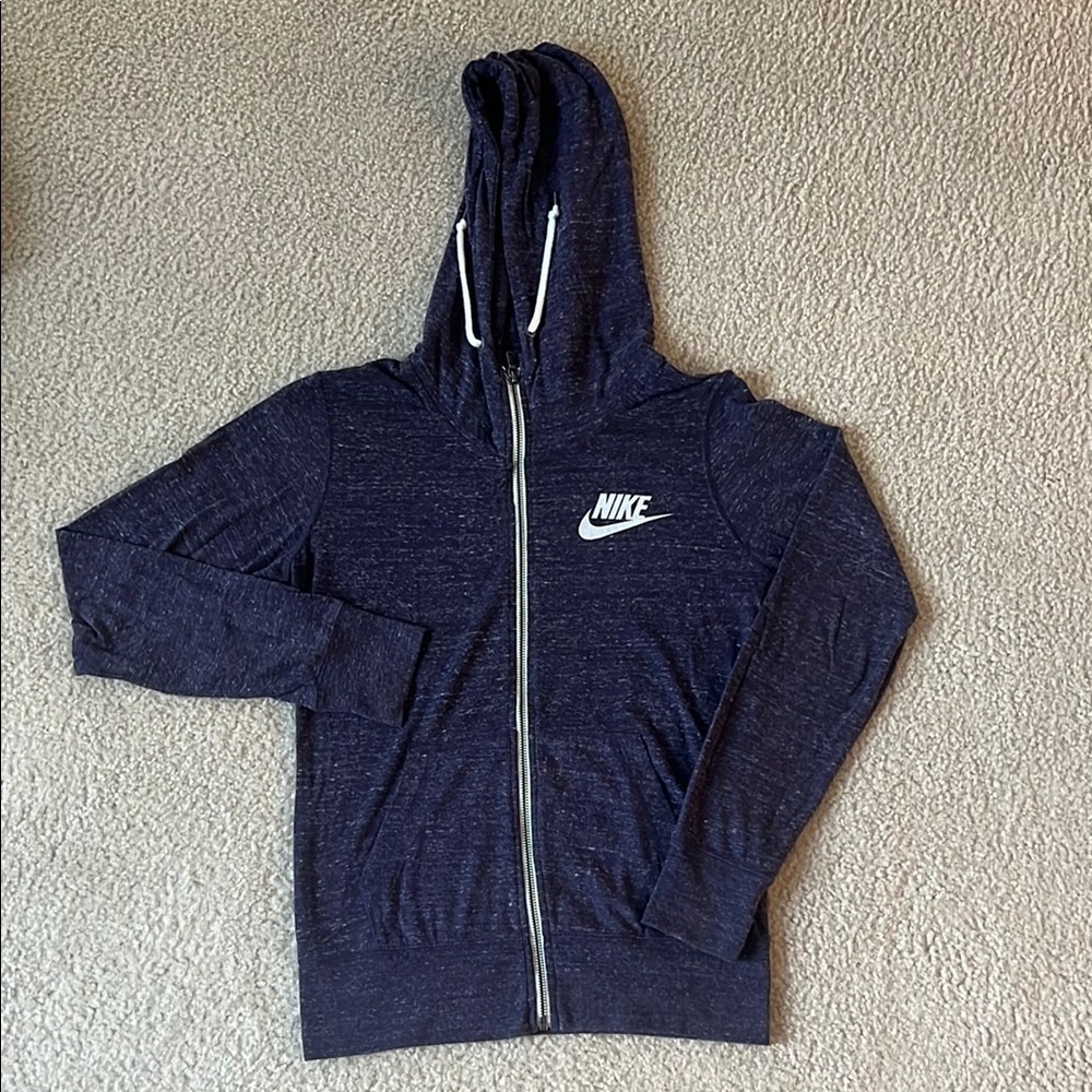 Nike Purple Zip-Up Hoodie
